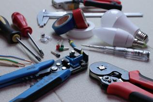 A bunch of tools on a table