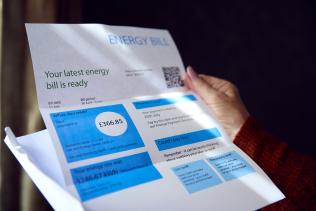 A household energy bill