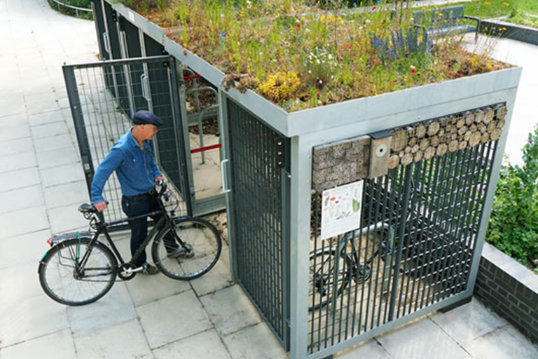 Biodiverse Cycle Shelter c John Little