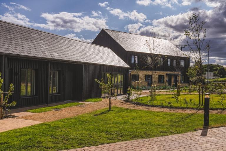 Photograph of housing at Bourne Green